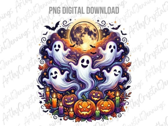 Download Cute Halloween Ghosts Clipart PNG - Ghosts Collection