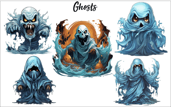 Download Ghosts Sublimation Clipart - Ghosts Collection